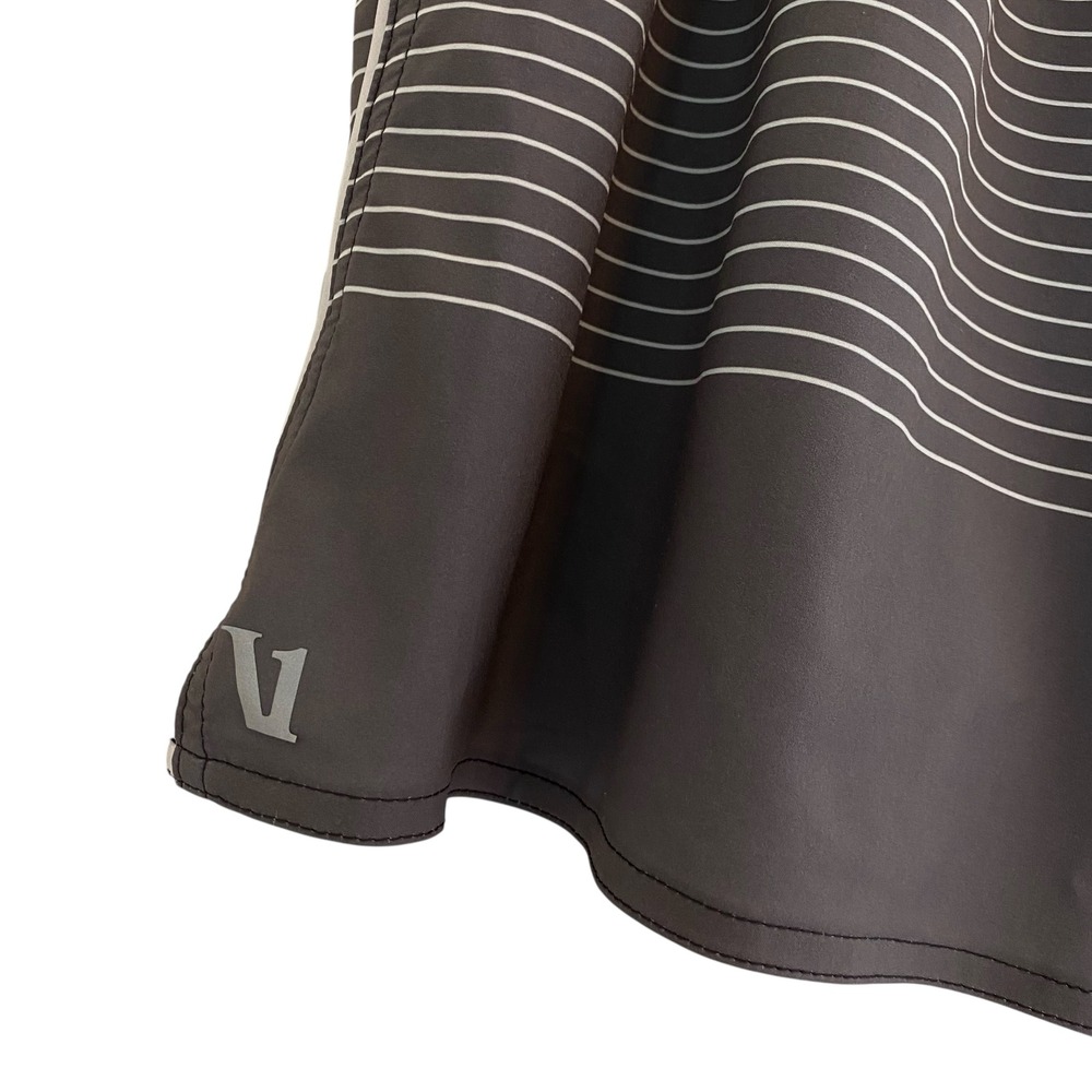 Vuori Trail Shorts Shale Gray Stripe Lined Men's XXL V341 Drawstring READ - Picture 2 of 12